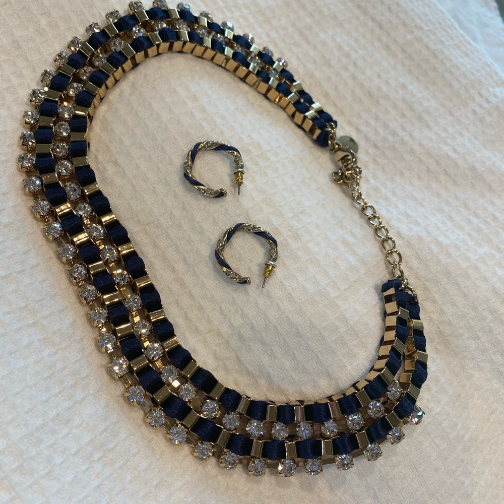 Brooks Brothers necklace and earrings